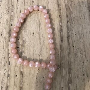 Elegant Pink Beaded Necklace